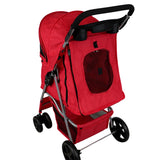 Poussette pour Animal de Compagnie – Rouge