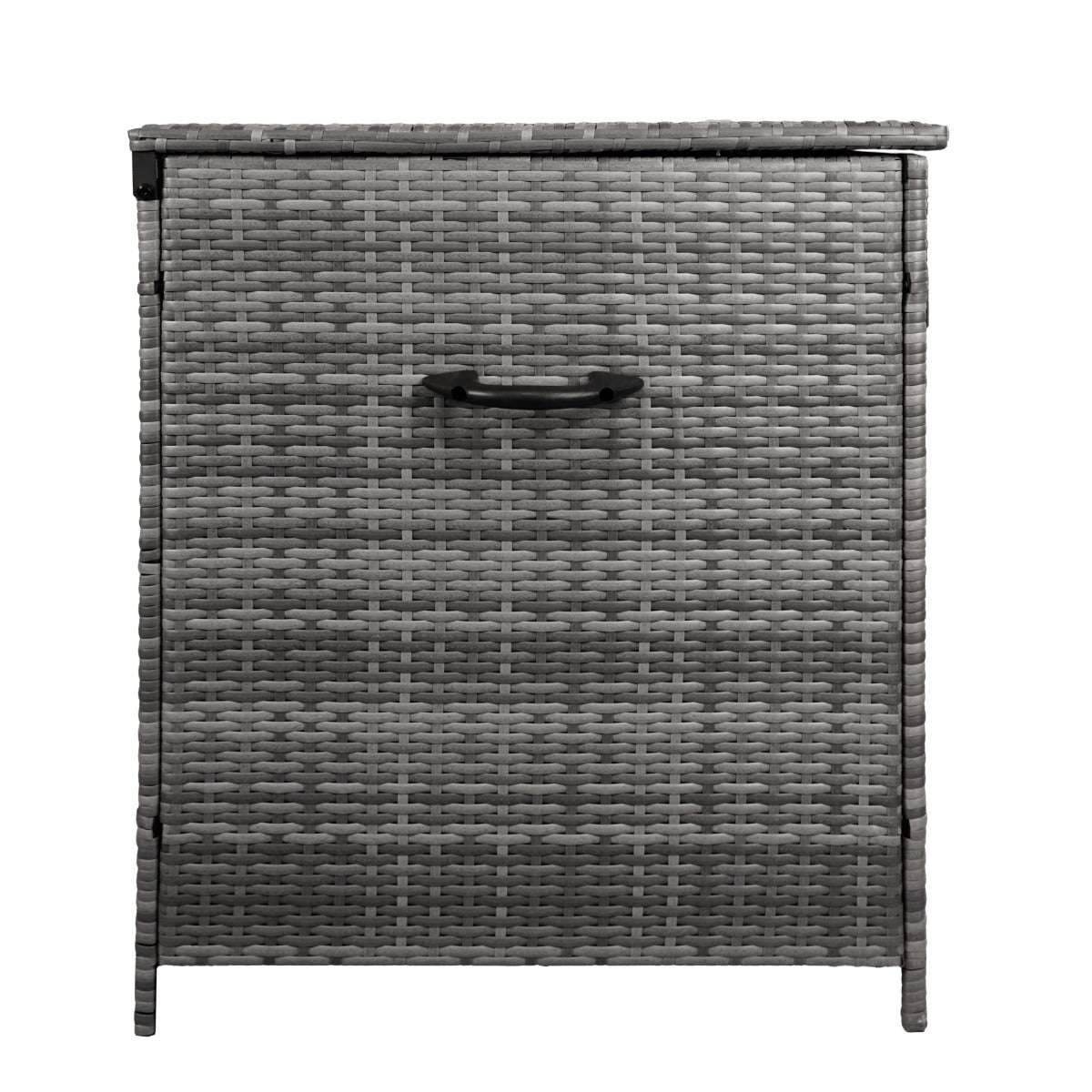 Coffre de Rangement Extérieur en Rotin Gris – 582 L