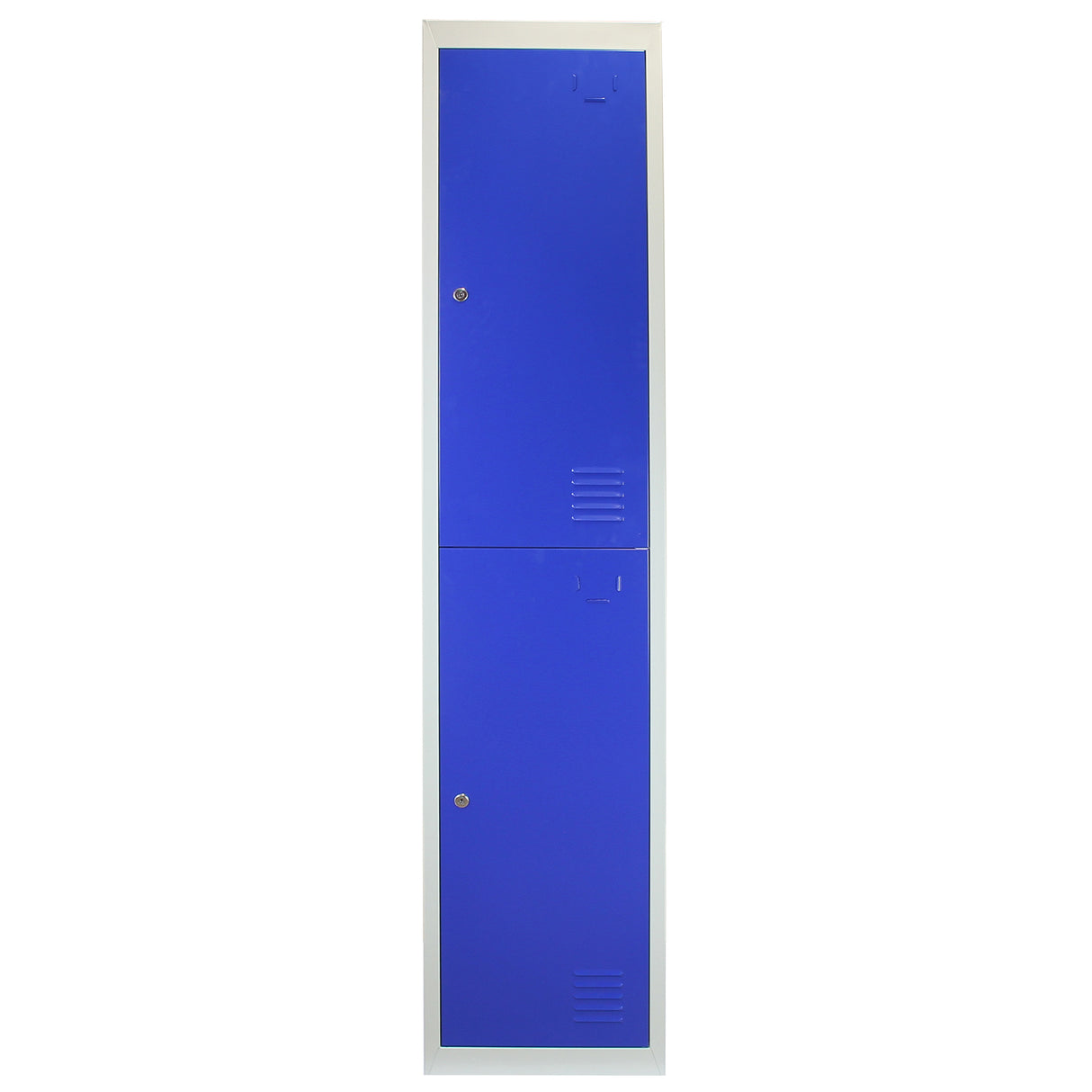 Casier Rangement - Deux Portes, à Plat, Bleu