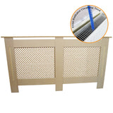 Cache Radiateur en MDF Naturel de 151,5cm de Large