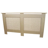 Cache Radiateur en MDF Naturel de 151,5cm de Large