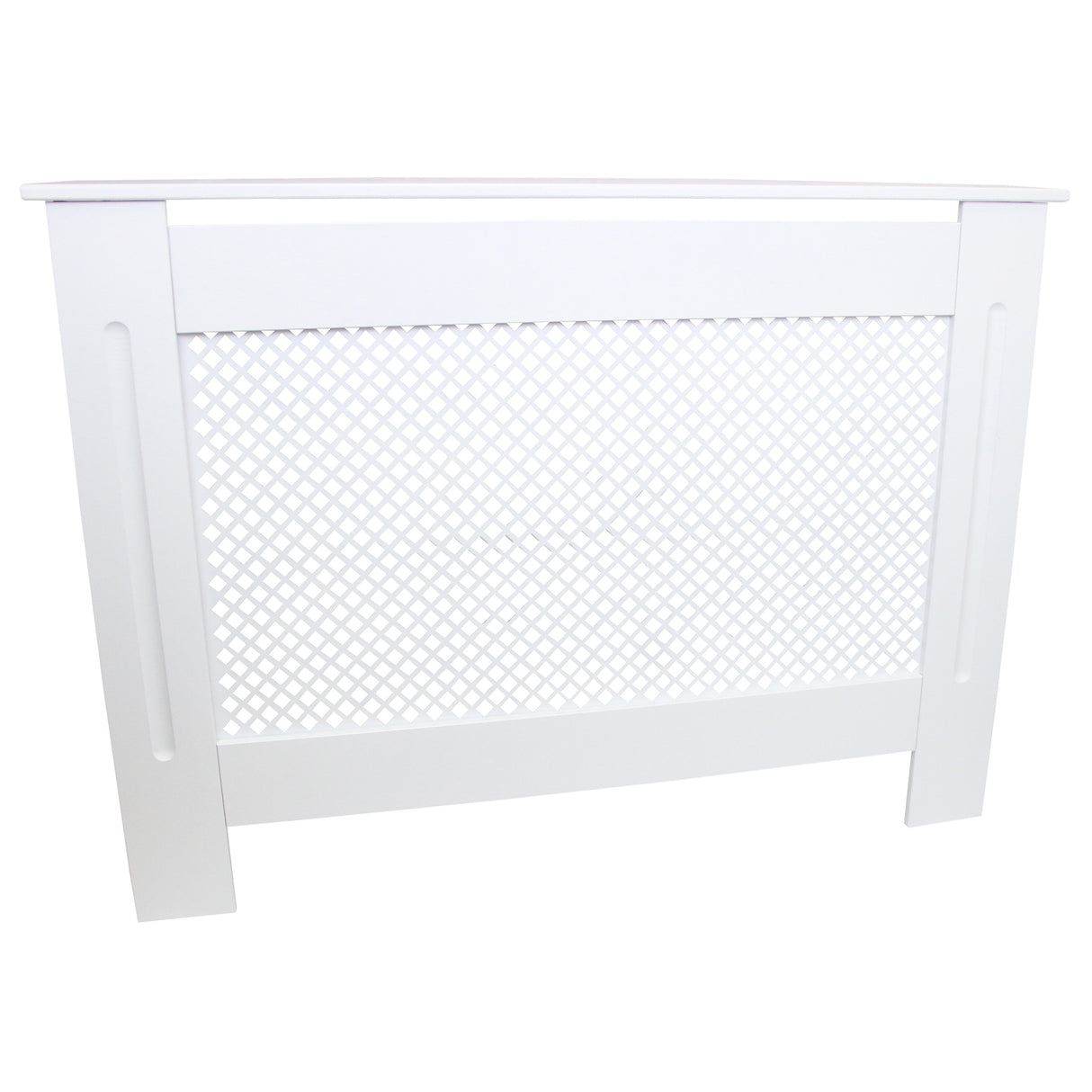 Cache Radiateur en MDF Blanc de 111,5cm de large