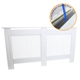 Cache Radiateur en MDF Blanc de 151,5cm de large