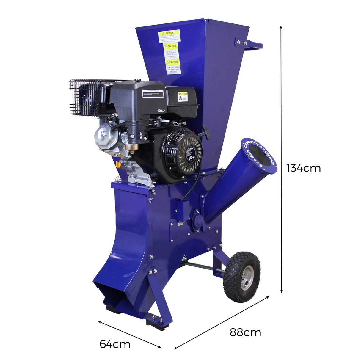 T-Mech Fendeur de bûches 7T Électrique et Déchiqueteuse de bois 15CV