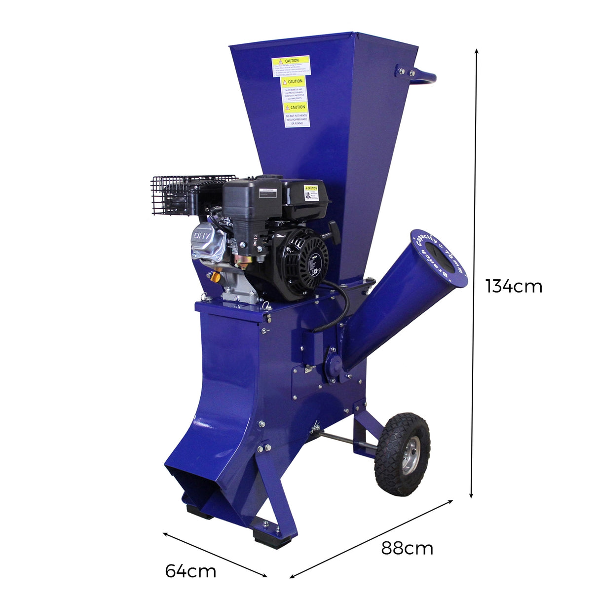 T-Mech Fendeur de bûches 5T Électrique et Déchiqueteuse de Bois 6.5CV