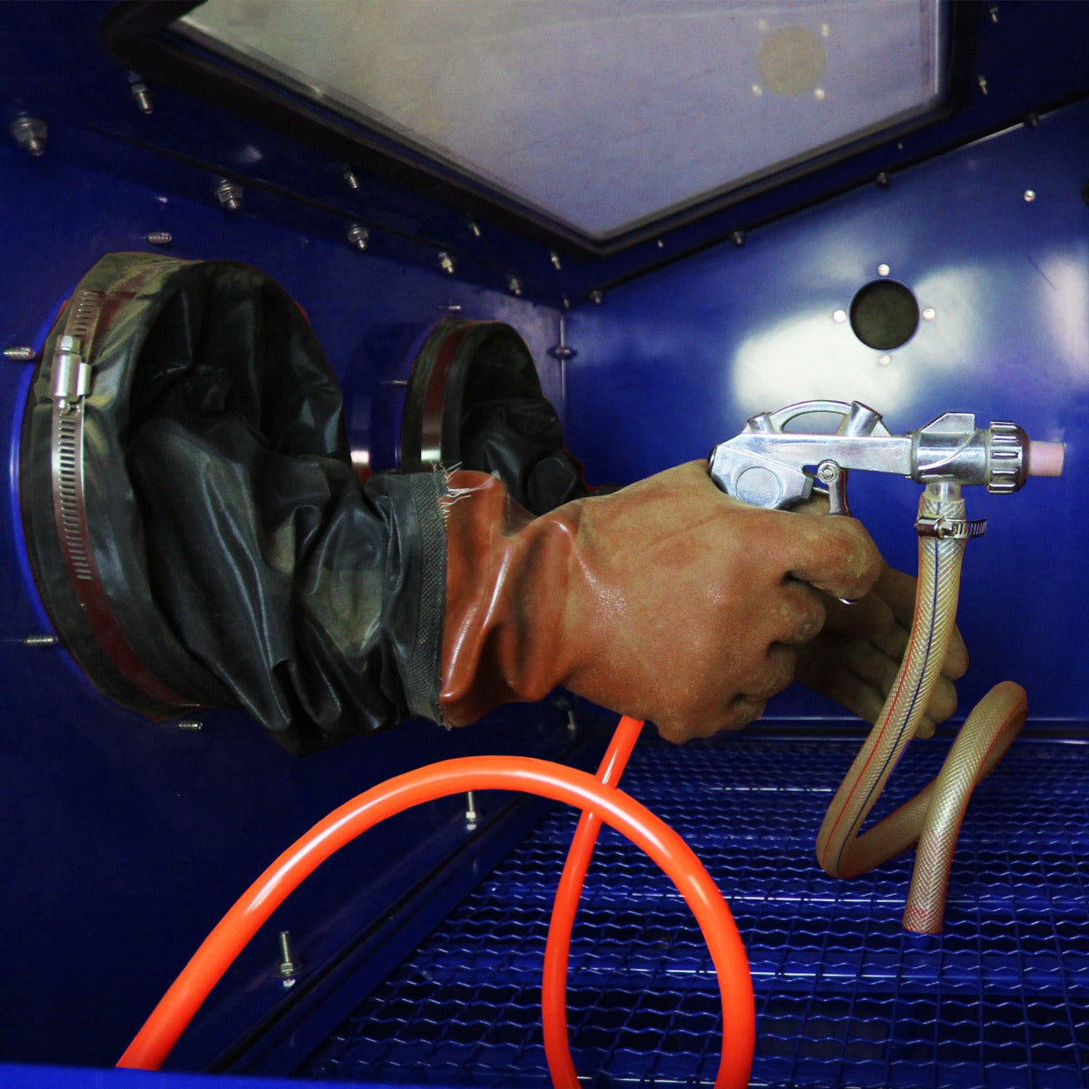 Machine et Four de Séchage pour revêtement en poudre électrostatique  & cabine de sablage 220L T-Mech
