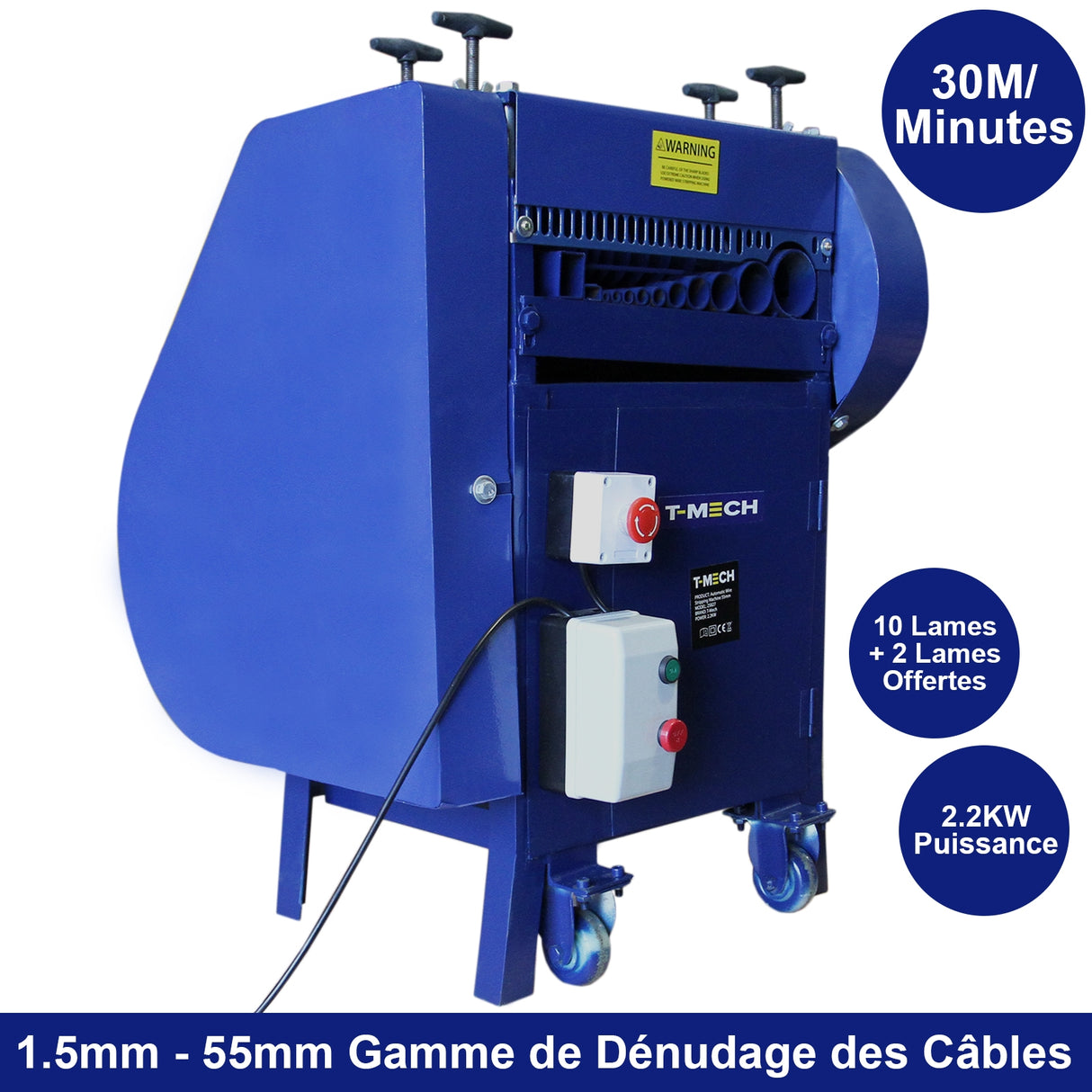 T-Mech Machine à Dénuder Fils de Câble 55mm