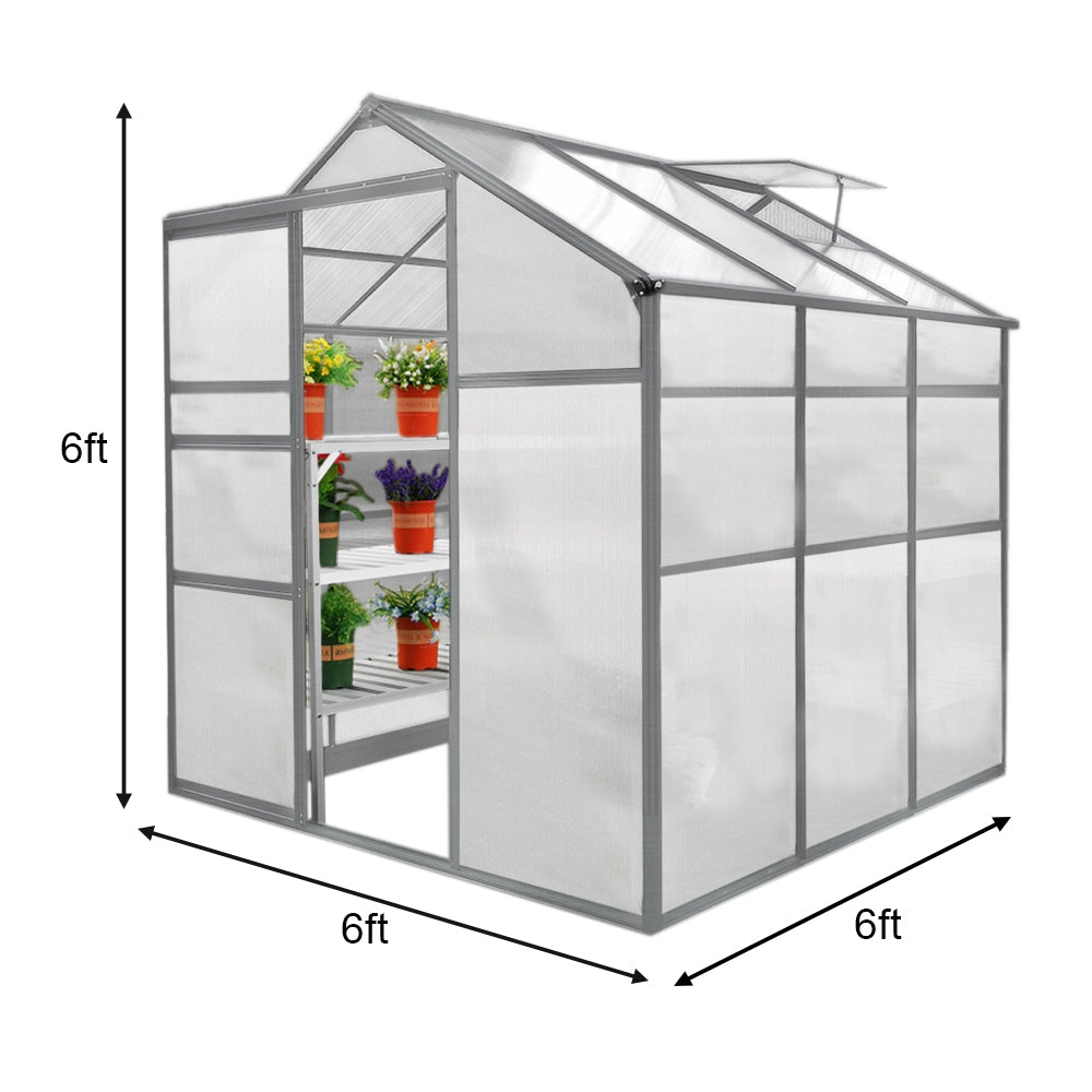 Serre de Jardin 1.8mx1.8m sans Base