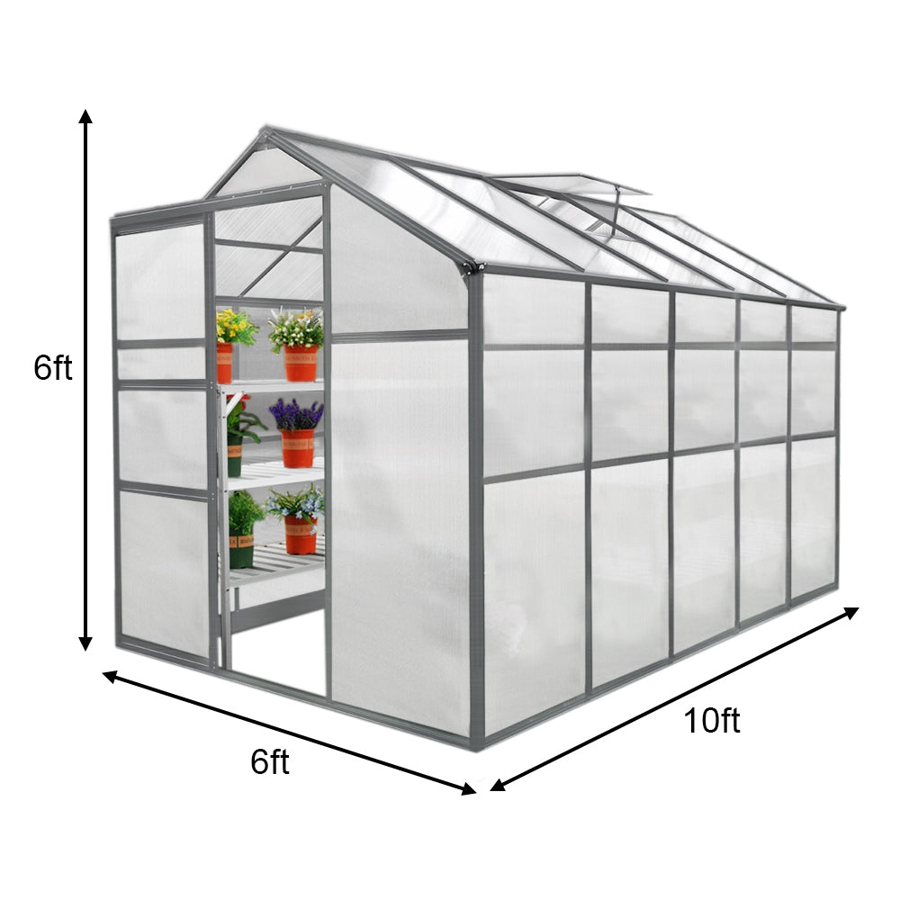 Serre de Jardin 1.8mx3m sans Base