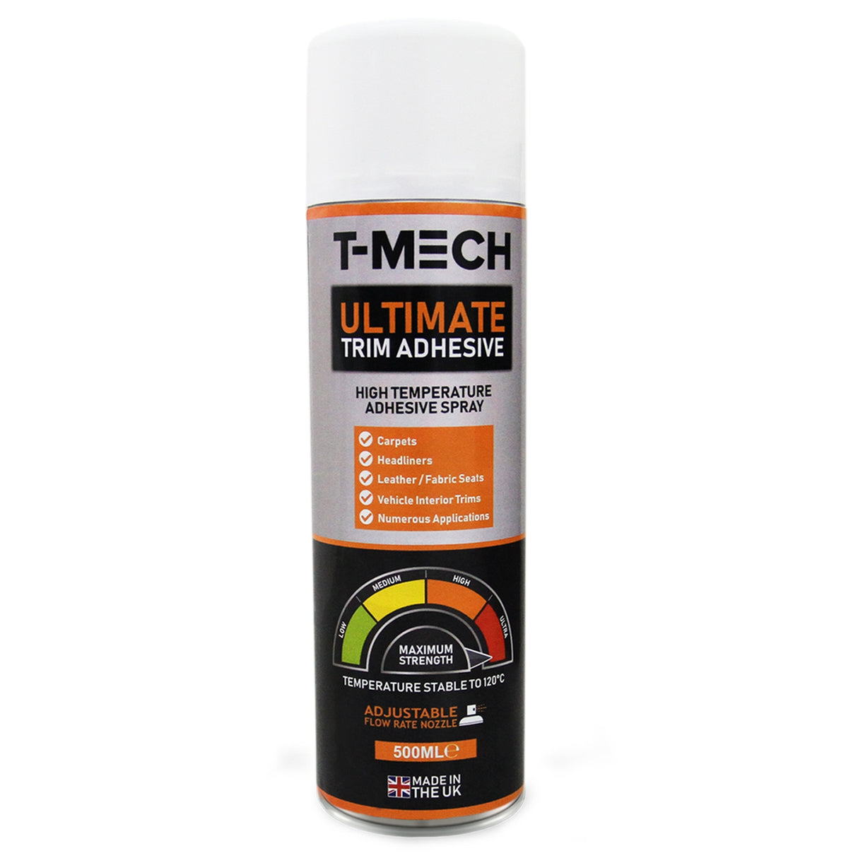 T-Mech 12 x 500ml Spray Adhésif Colle