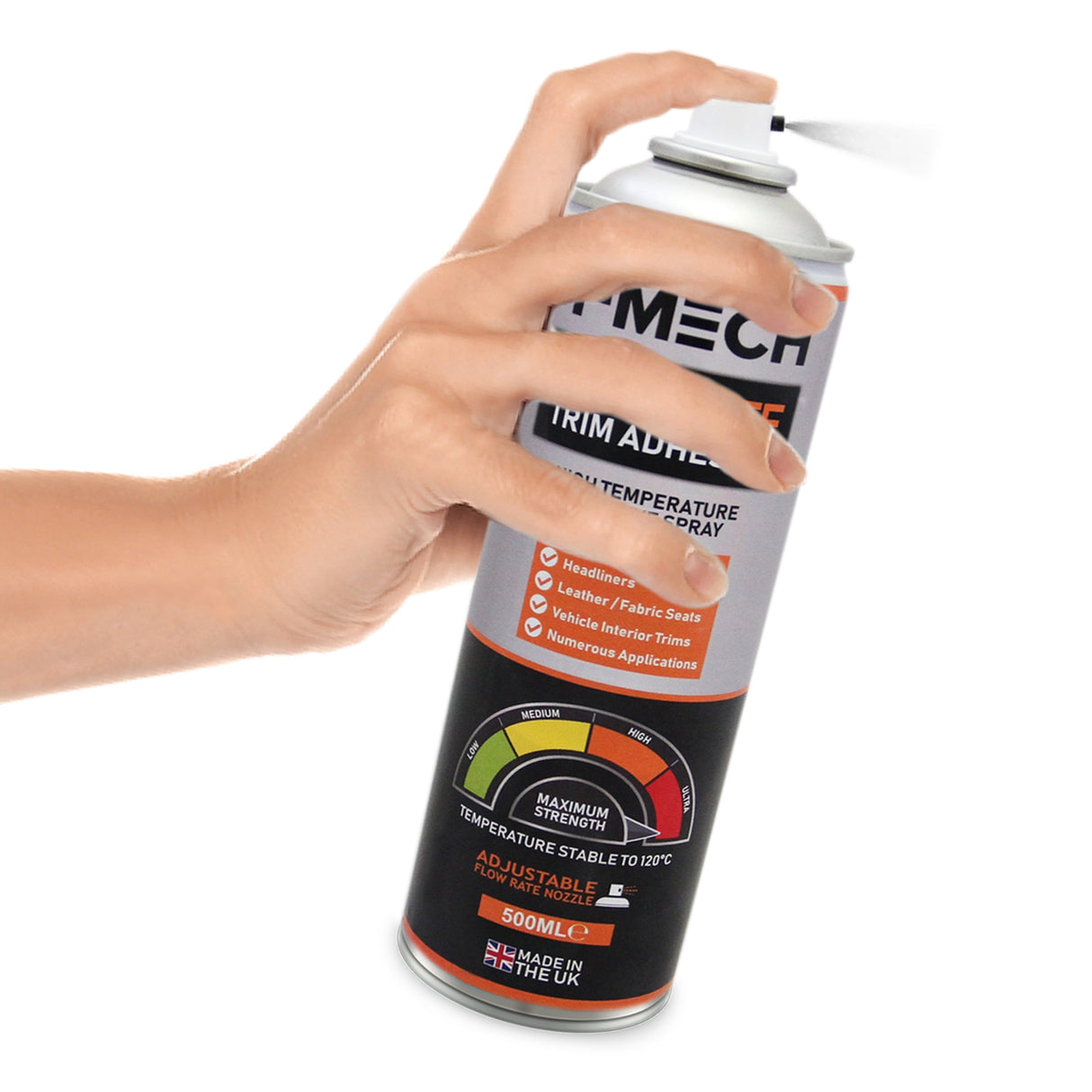 T-Mech 12 x 500ml Spray Adhésif Colle