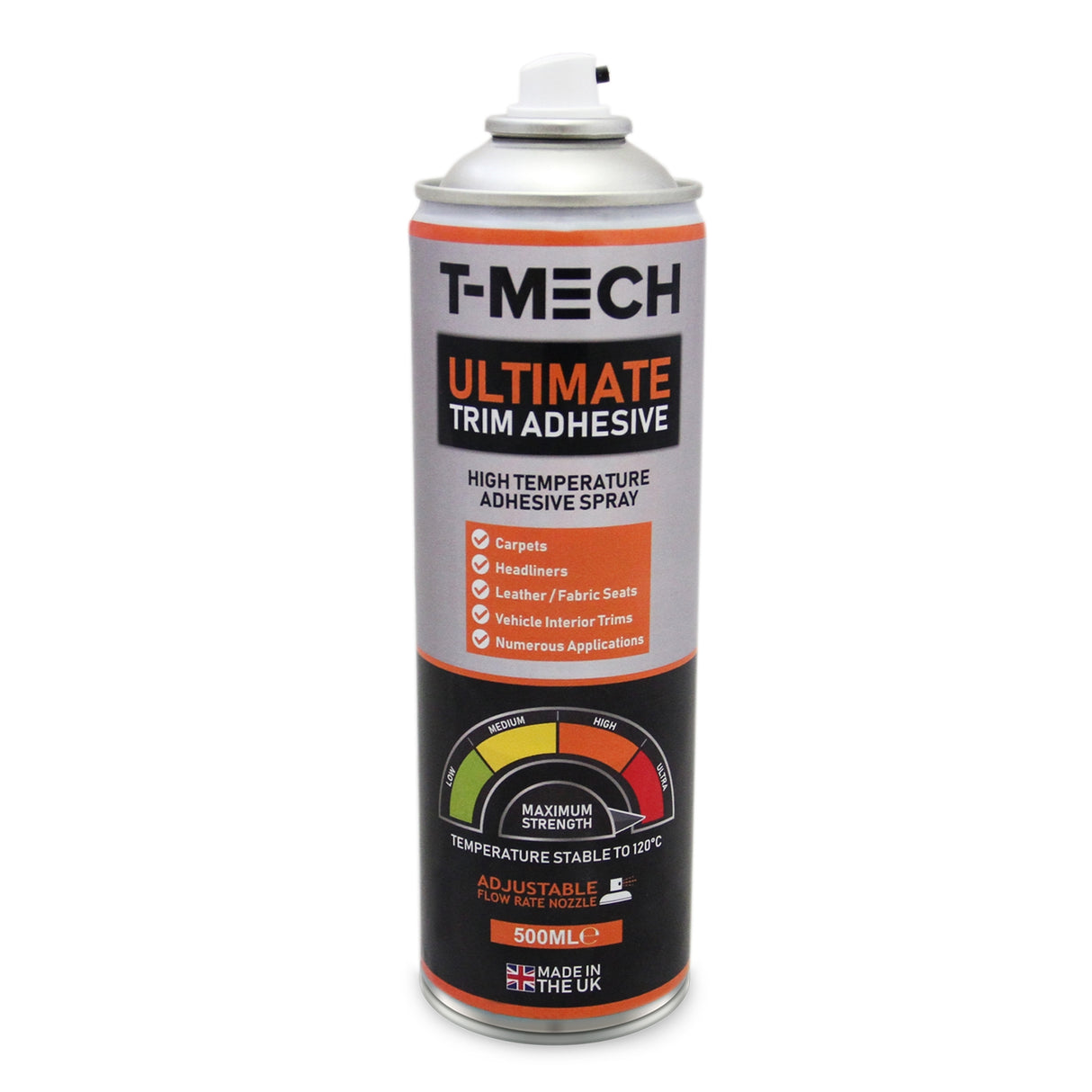 T-Mech 12 x 500ml Spray Adhésif Colle