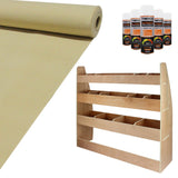 11m² Doublure Intérieure Feutre Beige & Rangement MDF pour VW Caddy Maxi