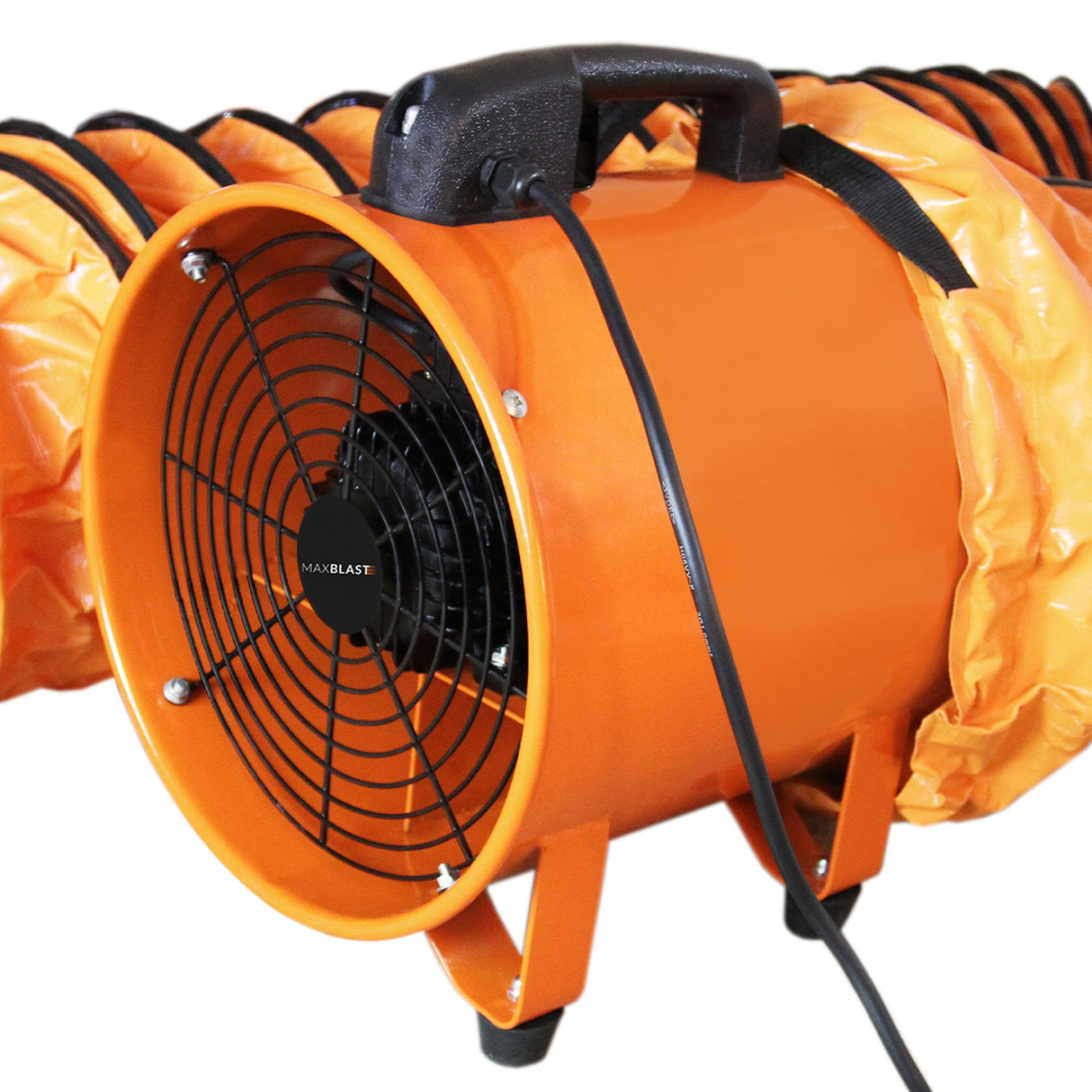 MAXBLAST Ventilateur Industriel 300mm 550W avec conduit de 6m