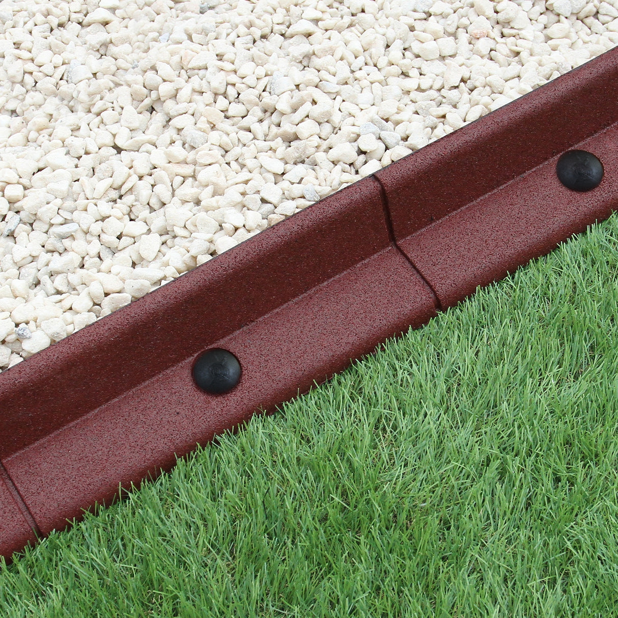 Bordures de Pelouse Flexibles 1.2m Terracotta x 50