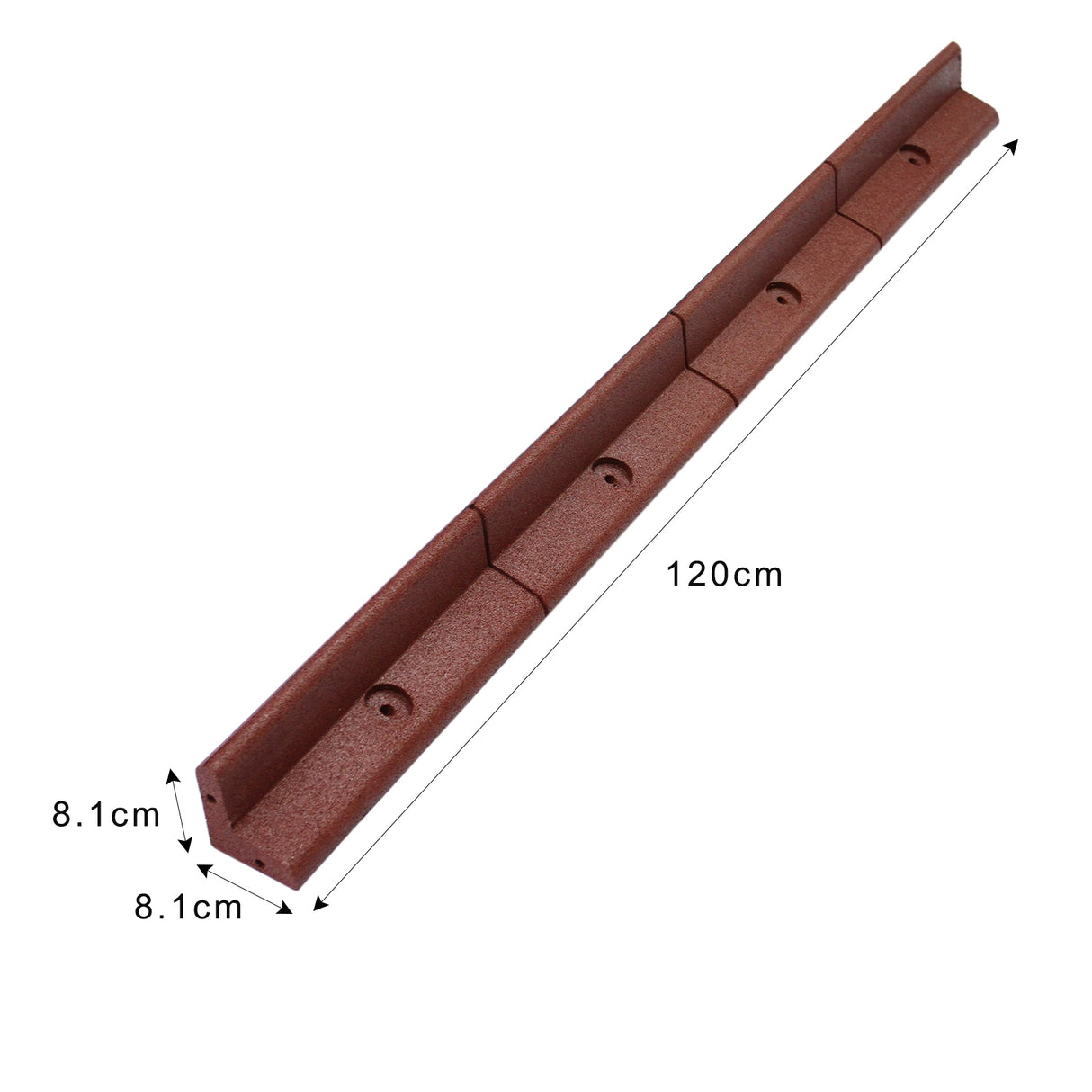 Bordures de Pelouse Flexibles 1.2m Terracotta x 50