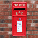 Boîte aux Lettres Rouge avec Support