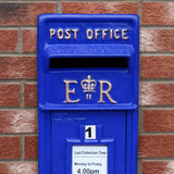 Boîte aux Lettres Bleue avec Support