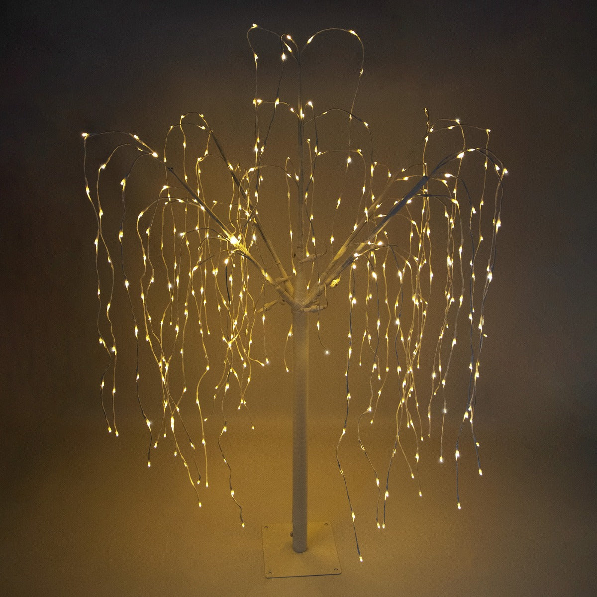 Saule Pleureur Blanc- LED Blanc Chaud - 180cm