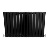 Radiateur Plat Noir Mat 60 cm x 91 cm