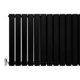 Radiateur Plat Noir Mat 60 cm x 119 cm