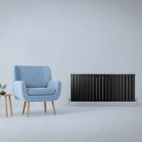 Radiateur Plat Noir Mat 60 cm x 140 cm