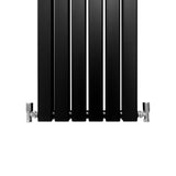 Radiateur Plat Noir Mat 160 cm x 42 cm