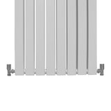 Radiateur Plat Blanc Brillant 160 cm x 56 cm