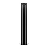 Radiateur Plat Noir Mat 180 cm x 28 cm