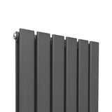 Radiateur Plat Gris Anthracite 180 cm x 42 cm