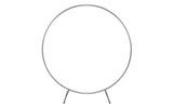 Décoration de Mariage - Combo Arche Circulaire Argentée  & 1 Saule Pleureur Lumineux 240 cm Blanc froid