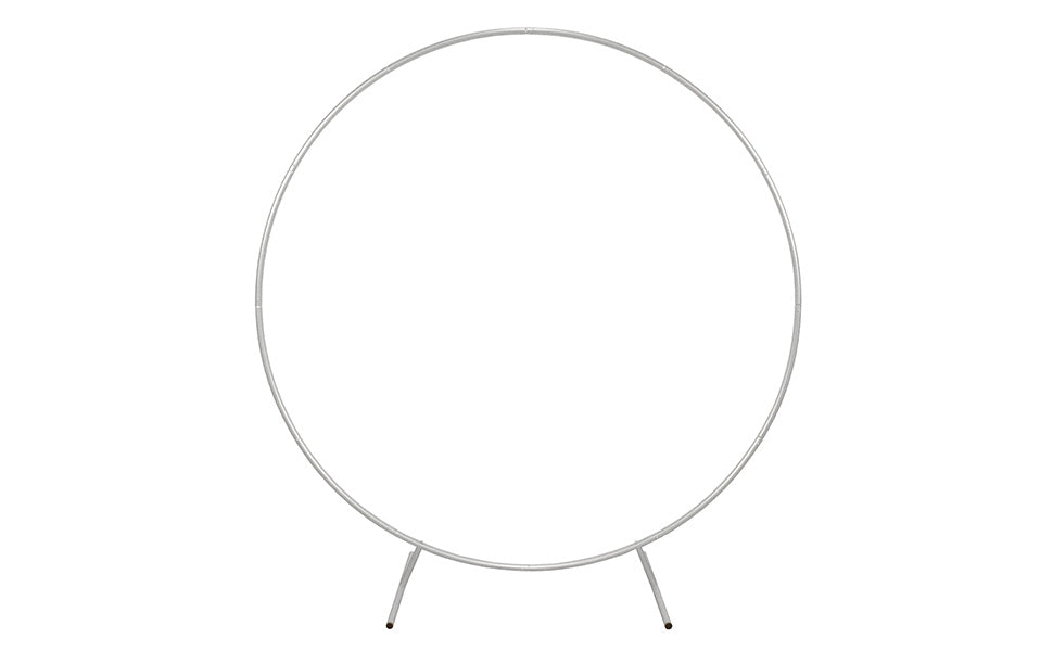 Décoration de Mariage - Combo Arche Circulaire Blanche & 1 Saule Pleureur Lumineux 240 cm Blanc chaud