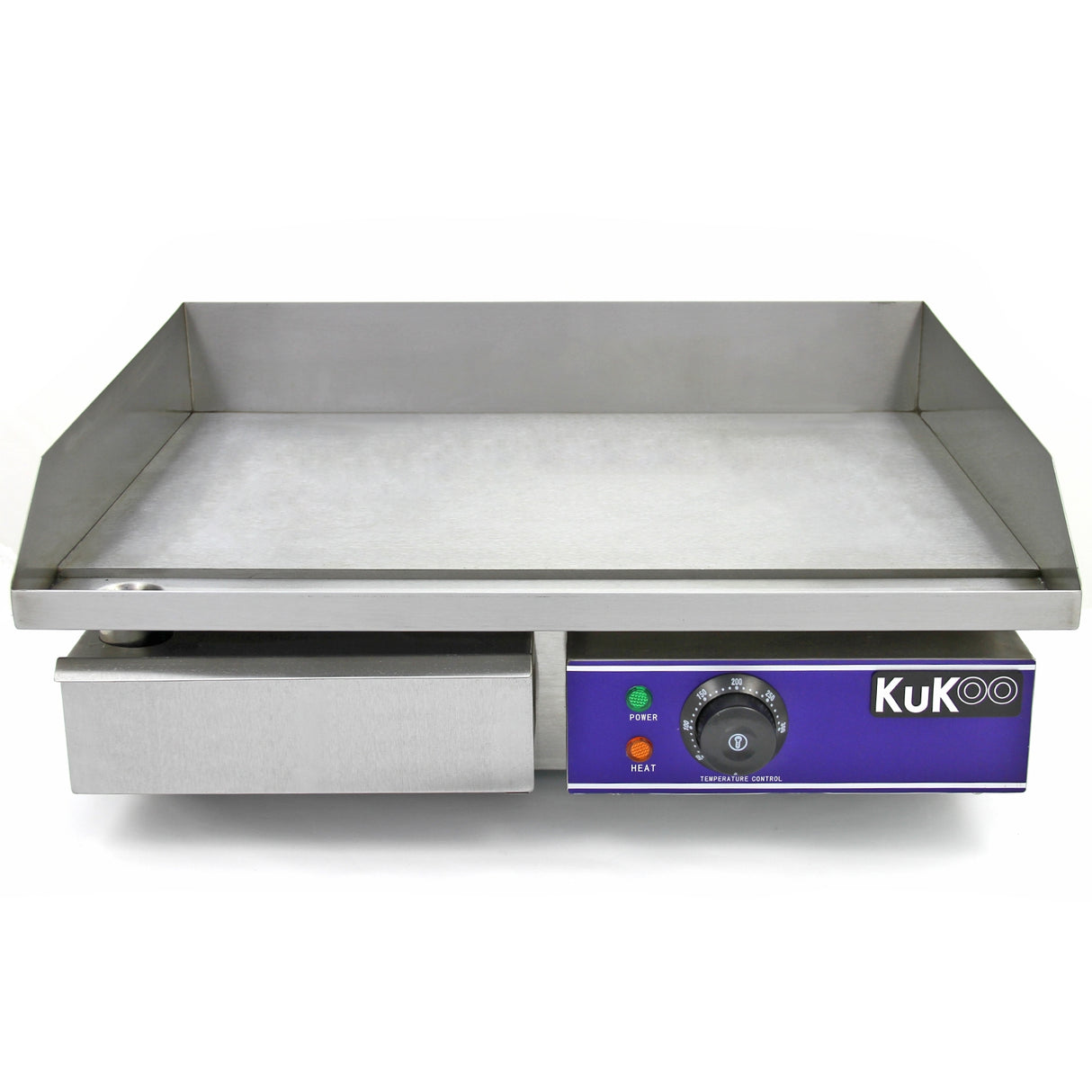 KuKoo Plaque de Cuisson Professionnelle Inox de 50cm