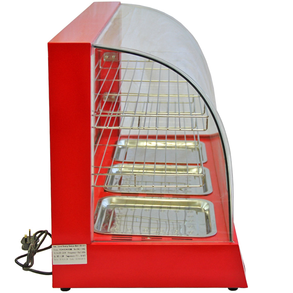 KuKoo Vitrine Chauffe-Plats Électrique 90cm