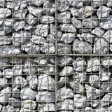 MonsterShop Lot de 2 Paniers de Gabions 100cm x 80cm x 30cm