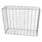 MonsterShop Lot de 2 Paniers de Gabions 100cm x 80cm x 30cm