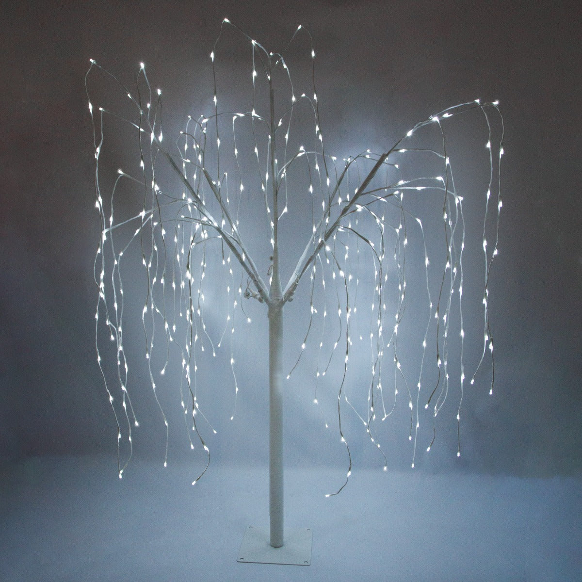 Saule Pleureur Blanc - LED Blanc froid - 180cm